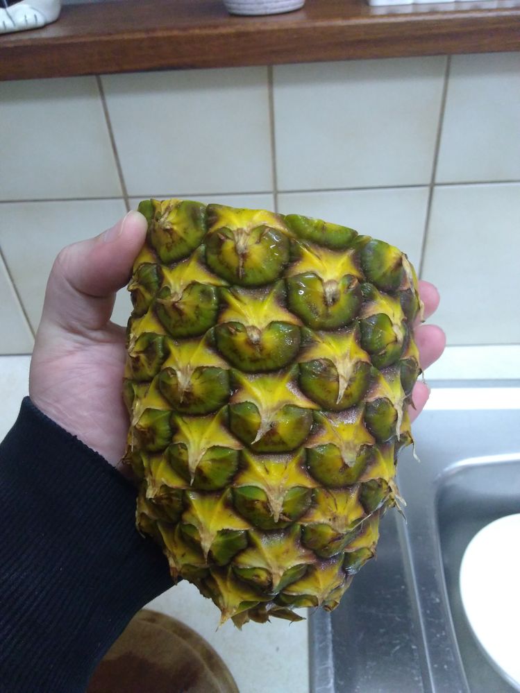 I bought a pineapple