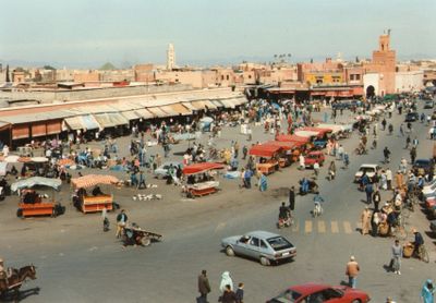 Entrance to the Marrakesh market